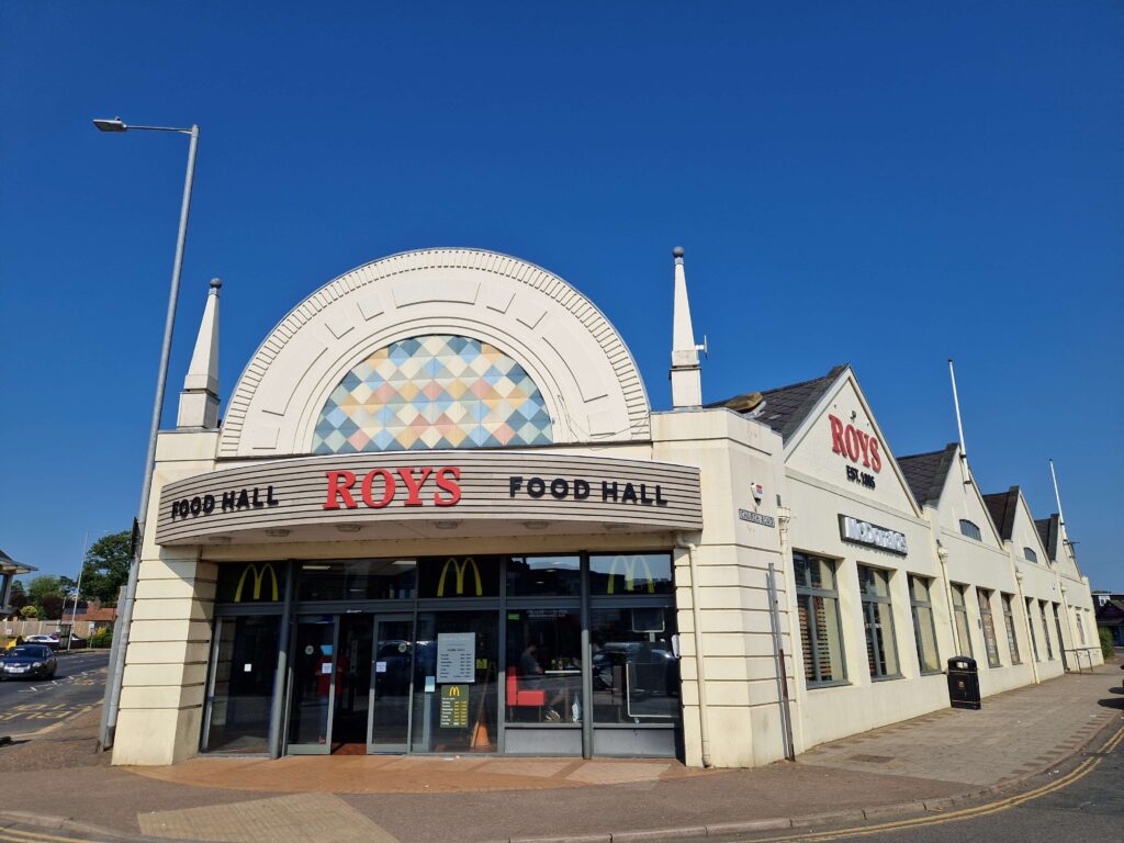 Exterior of McDonald's restaurant in Wroxham